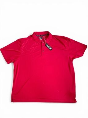 NWT OGIO Caliber Performance Polo - Red - Embossed Logo